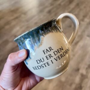 FAR DU ER DEN BEDSTE I VERDEN Blå Buede kop
