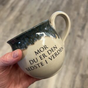 MOR DU ER DEN DESTE I VERDEN Blå Buede kop