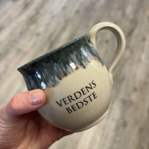 VERDENS BEDSTE Blå Buede kop UDSOLGT