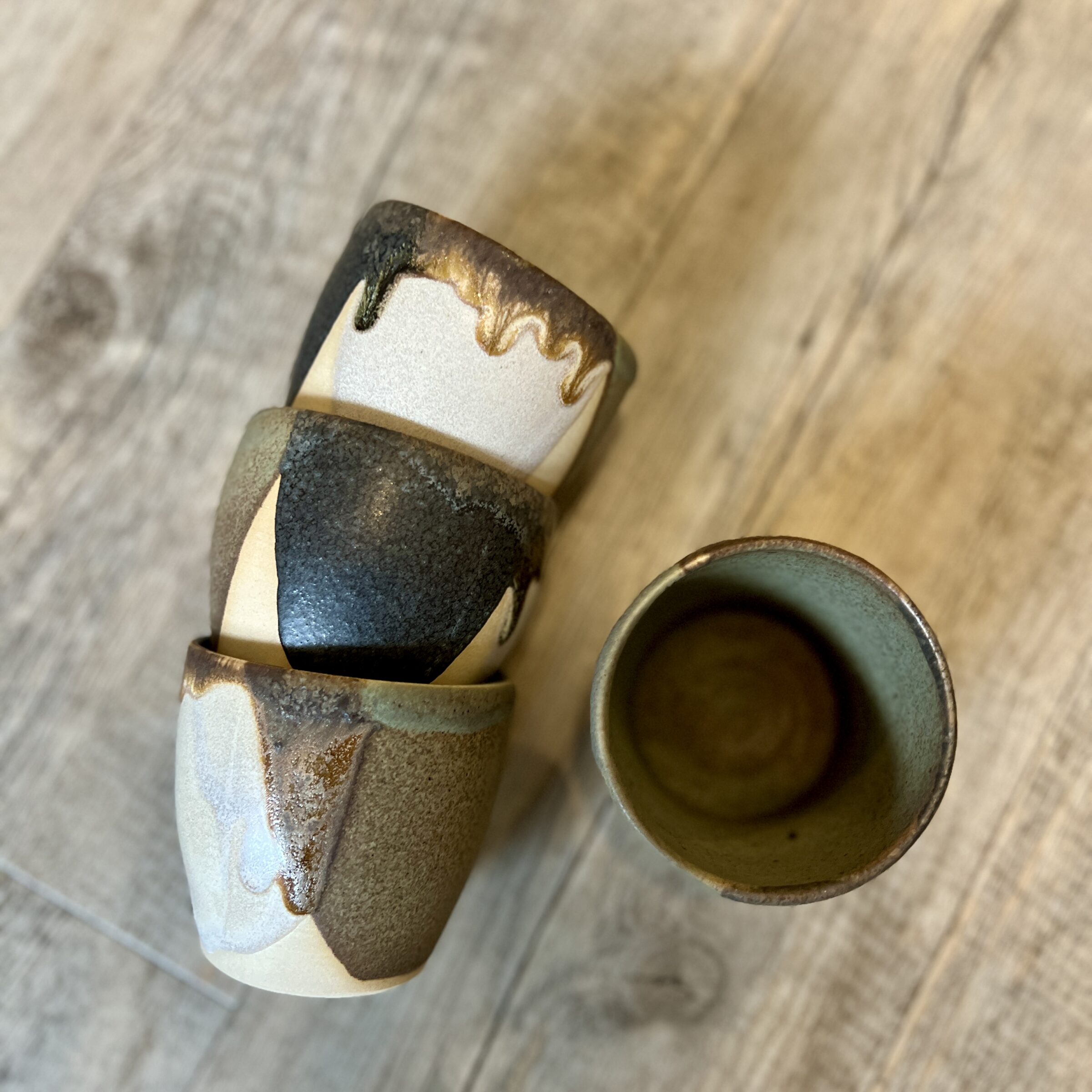 Espresso kop Grøn 3 farvet