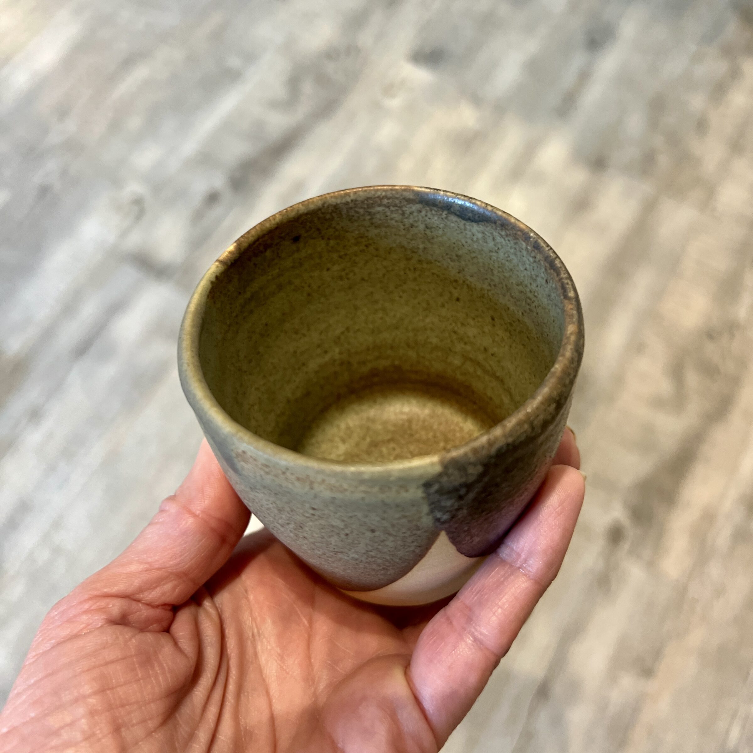 Espresso kop Grøn 3 farvet - Billede 2